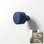 Poignée de meuble ronde moletée ROUS - poignée de tiroir en aluminium massif, finition mate, 1 compte, polo (bleu marine)