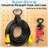 Extension Cord Storage Straps 17", 2 Pack, Black