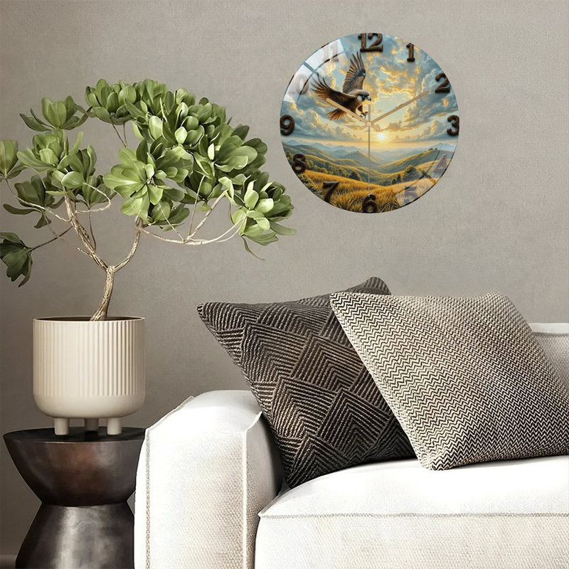 Horloge murale aigle