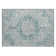 Machine Washable Indoor/Outdoor Claudian ACN1238 Teal Rug