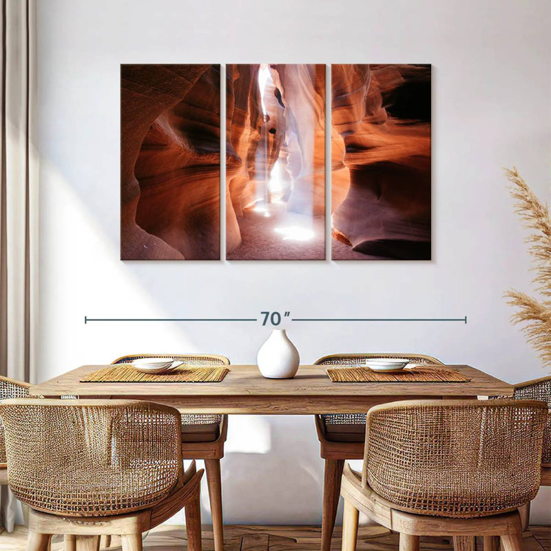 Lumière naturelle Alvord Antelope Canyon, H 36 po x l 57 po