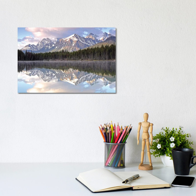 Herbert Lake by Brian Wolf - Wrapped Canvas Print, 20.32 cm H x 30.48 cm W