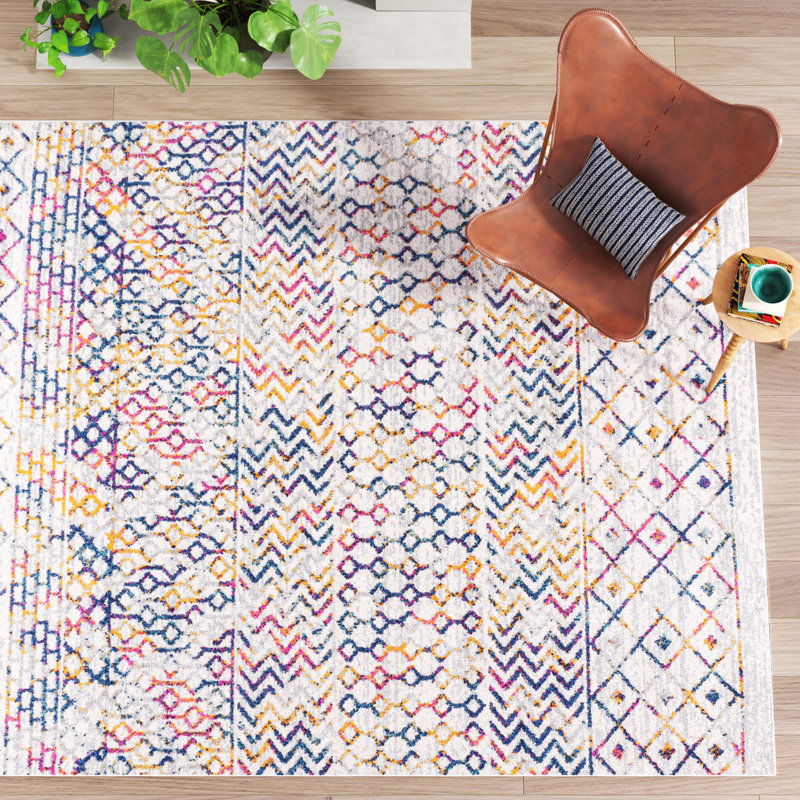 Tapis multicolore Briana, Rectangle 4pi x 6 pi