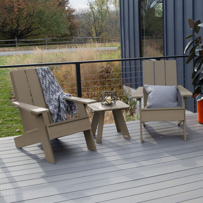 Byrnes 2 - Person Patio Conversation Set, Woodland Brown
