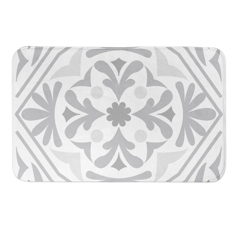 Tapis pour salle de bain Malm, Gris