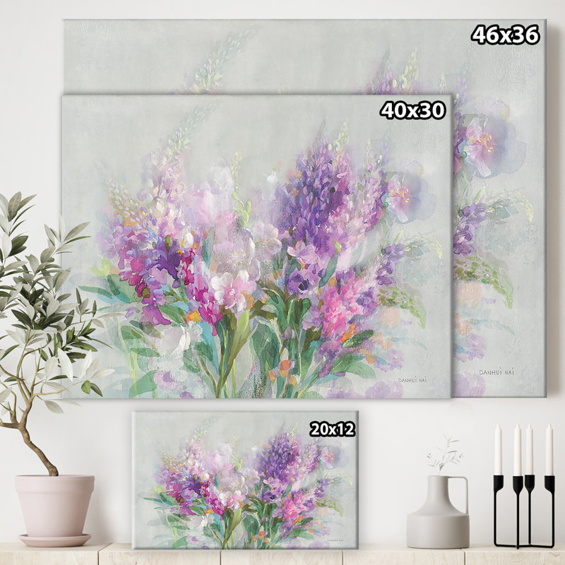 «RW Go with the Flow II», reproduction sur toile tendue, H 30 po x l 40 po x P 1,5 po