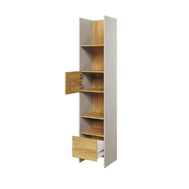 Arryn 218cm H x 44cm W Standard Bookcase