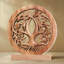 Sculpture Tribune faite à la main arbre de vie (taille moyenne) - symbole de force et d'unité, sculpture en bois pour la maison, décoration de Noël et cadeau de fête des Mères pour maman