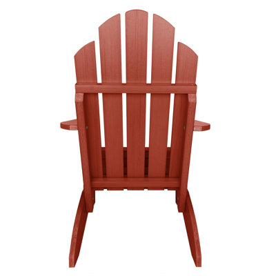 Anette Outdoor Adirondack Chair With Table