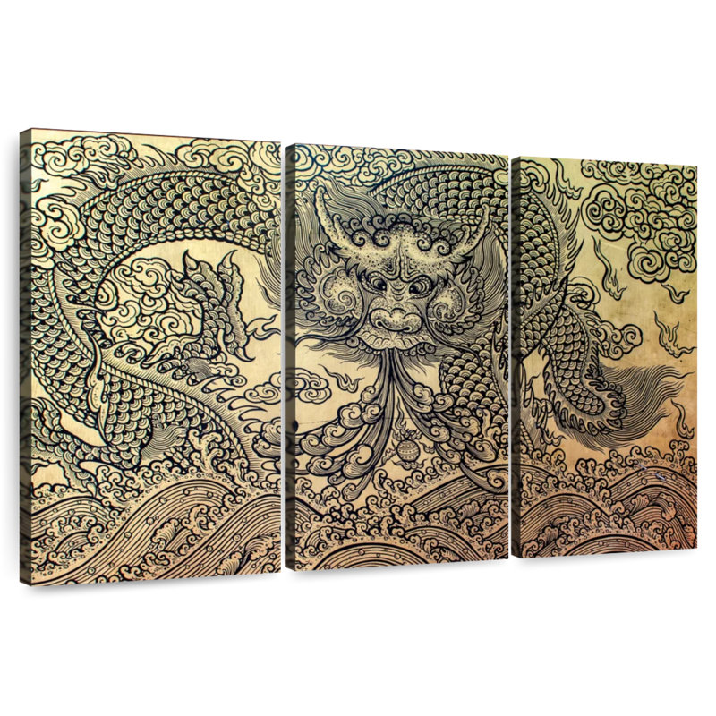 Brampt Legendary Dragon, 20" H x 33" W
