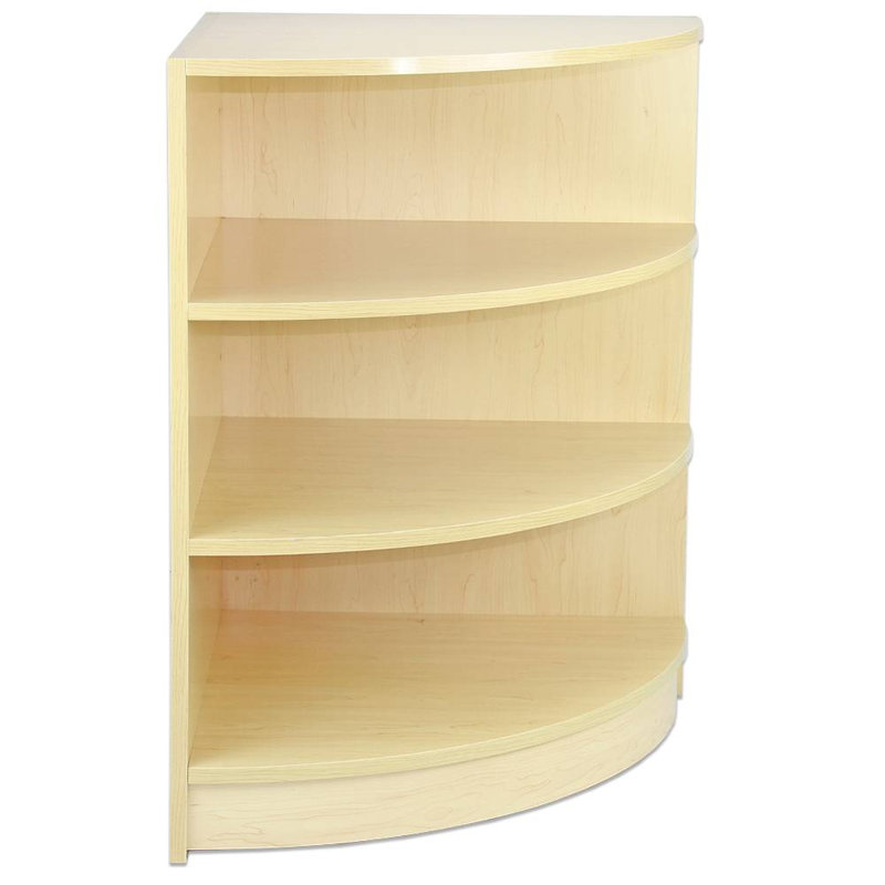 Mathyus 90cm H x 60cm W Corner Bookcase