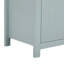 Buffet moderne de 55,1 po avec 2 tiroirs et 4 portes, tablettes ajustables, poignées en aluminium, panneau de fibres à densité moyenne peint, rangement scandinave pour la salle à manger et le salon-902716232