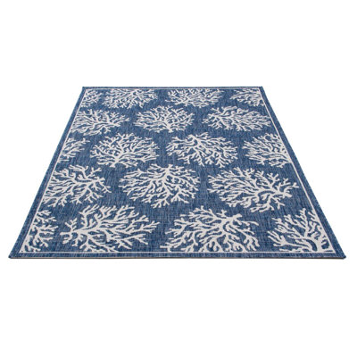 Rex Abstract Hand Woven Indoor / Outdoor Area Rug