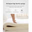 Repose-pieds moderne et minimaliste avec rangement en laine d'agneau