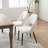 Modern Upholstered Dining Chairs 20" Wide Leather Side Chair with High Back-72357467
