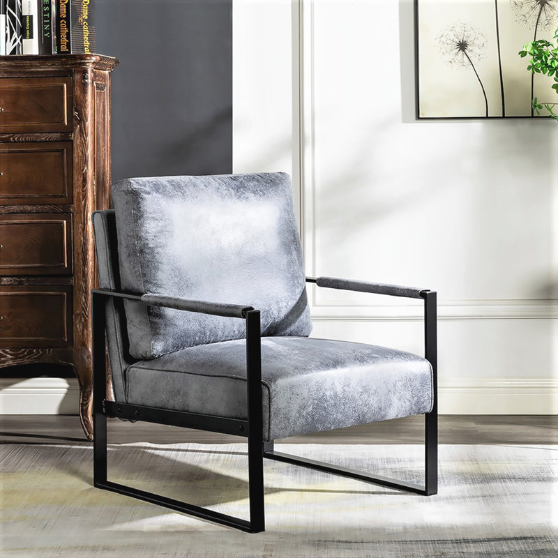 Chaise d'appoint Direct Classic Mid Century Modern, Gris