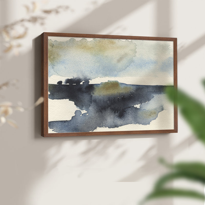 Upheval III -Framed Print - Restickable, Walnut, 16" H x 20" W