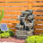 Chelonda Hand Crafted Weather Resistant Floor Fountain with Light