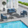 Arnhildur 4 - Person Patio Conversation Sets with Cushions