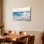 Tableau mural sur toile tendue représentant des vagues océaniques et un paysage marin