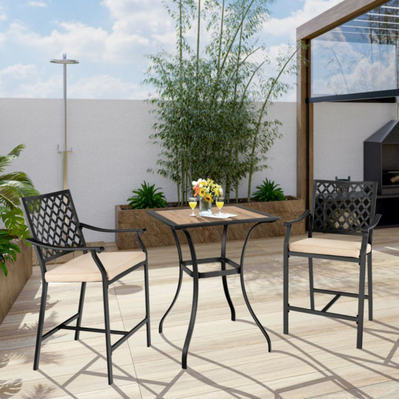 Square Outdoor Bar Table