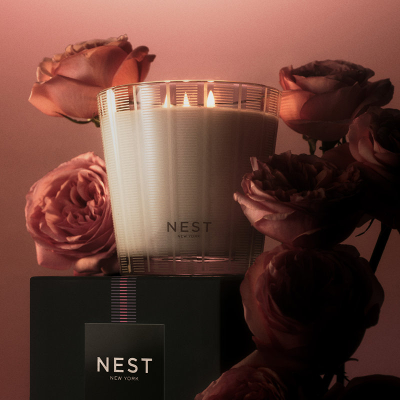 Rose Noir & Oud Classic Candle, 3-Wick