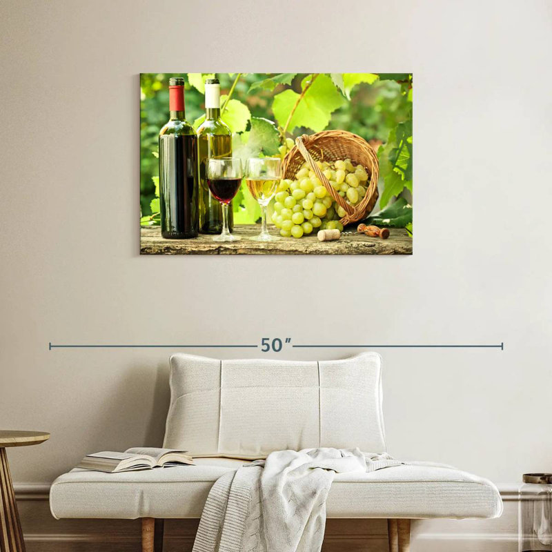 Yarlin Wine From The Vineyard, 24" H x 36" W