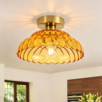  Plafonnier semi-encastré 1 lumière Moncia 