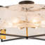 Glass Semi Flush Mount