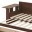 Lit de jour avec bureau amovible, tiroirs de rangement et table d'appoint hydraulique - Combo-canapé-lit multifonctionnel-1880512808-1880512809