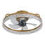 Kappa 48cm Crystal Ceiling Fan with LED Lights-2118070209