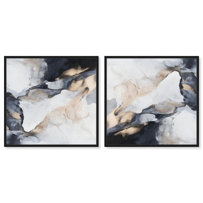 «Blanure I Set Canvas Minimalisme Abstract» par Art Remedy