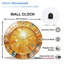 Horloge murale en verre Radiant