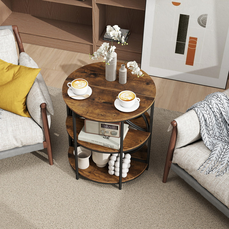Top End Table, Brun, 1