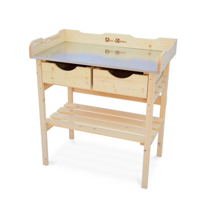 Gardening Organiser 0.05 L Spruce Wood Storage Box
