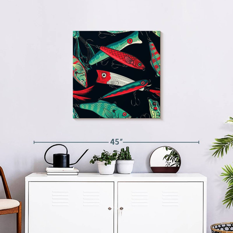 Motif de leurres de pêche Senne
