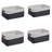 4Pcs Fabric Storage Bins for Shelves, Linen Storage Baskets for Organizing, Decorative Closet Bins for Clothes, Home-585669346