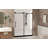  56-60" x 76" Frameless Tempered Glass Shower Door