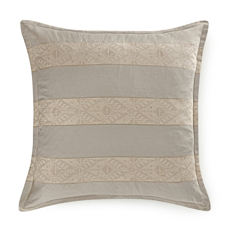 Big Sky Duvet Set – Natural and Sand Cotton | 1 Duvet Cover + Euro Shams | Inserts Not Included