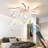 30.7In Ceiling Fan With Lights, Remote Control 3 Color Temperatures,6 Gear Wind Speed Fan Light-2071147441