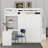 Full Size Loft Bed With Wardrobe,Desk And Shelves-763068128