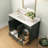 Monolith 48'' Fully Assembled Single Bathroom Vanity with Backsplash-108658052-98796638