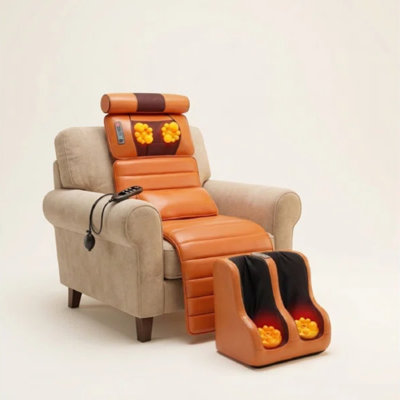 Masseur Shiatsu pour le corps entier avec chaleur, massage du dos pour soulager la douleur, tapis de massage à vibrations pour le bureau à domicile