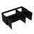 48 Inch Wall-Mounted Bathroom Vanity with Sink, Thick Edged Resin Basin Net weight of top sink: 67.1 lbs.