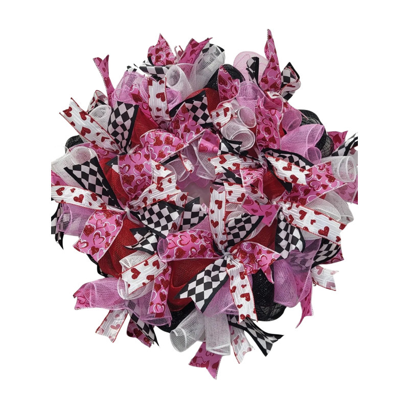 Cœur et couronne Harlequin Deco