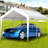 10X20ft Carport Canopy Replacement Tarp - Waterproof & Protected. Fine Polypropylene. 72 Elastic Buckles. Strengthened Border. Easy Setup Portable Storage. White. For Outdoor Equipment Shelter At-123199787