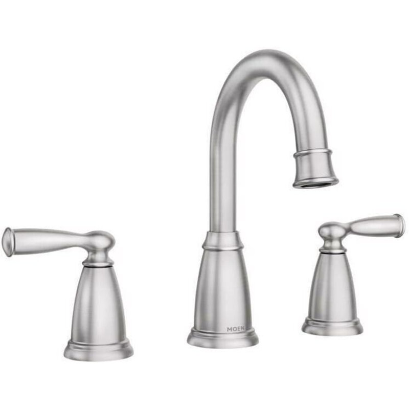 Banbury 2H BRZ Faucet, Brushed Satin Chrome