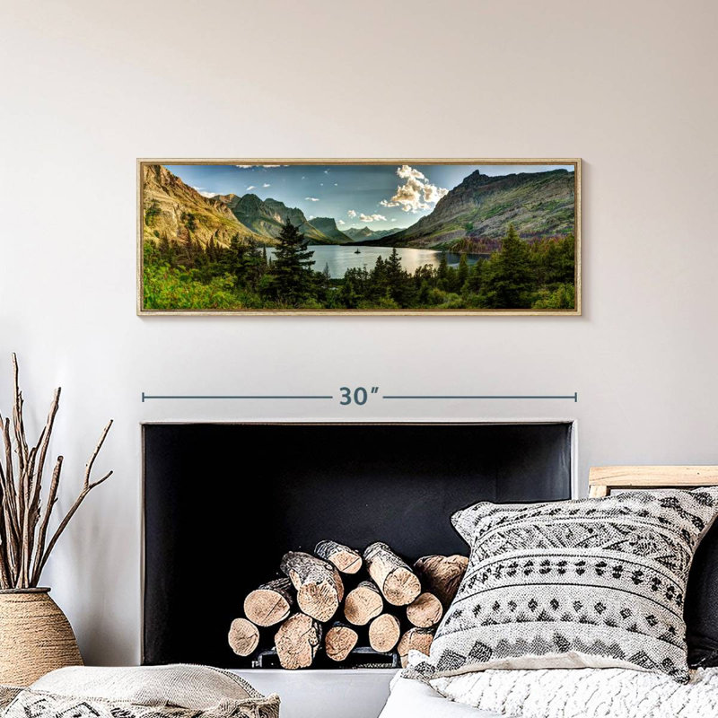 Montana, Montana, Cadre flottant en bois naturel, 31" X 11"