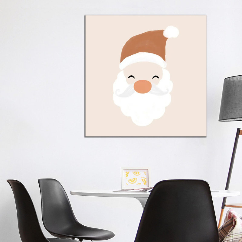 Santa - Wrapped Canvas Print, 93.98 cm H x 93.98 cm W x 3.175 cm D