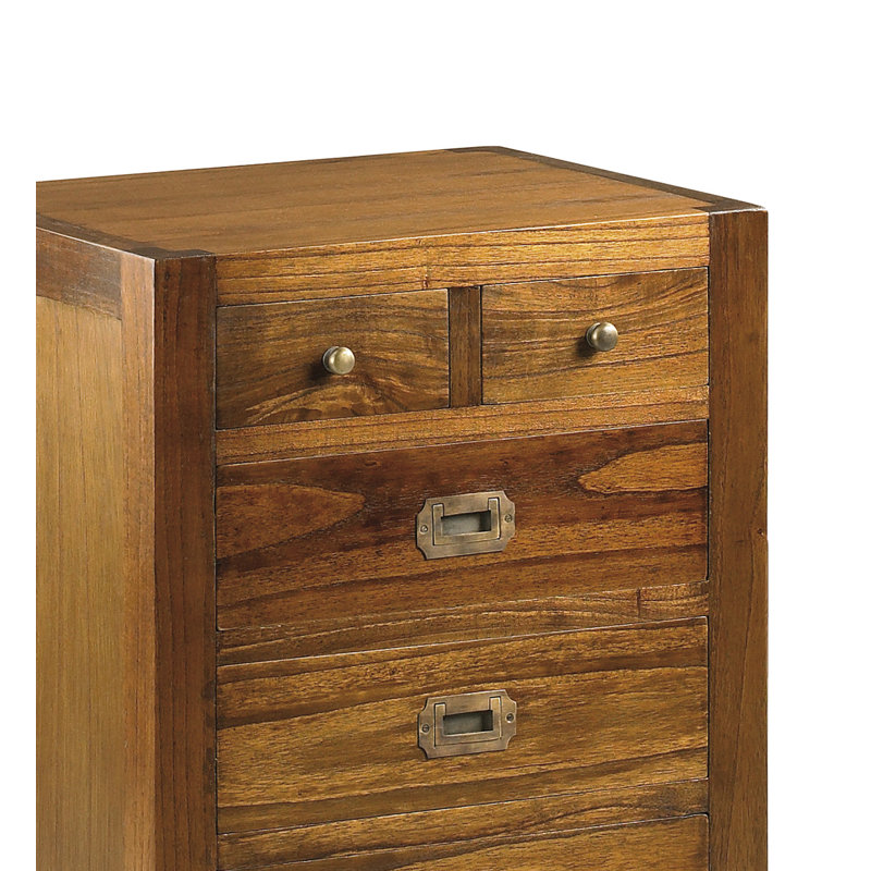 Guildhall 65cm W Solid Wood Bedside Table